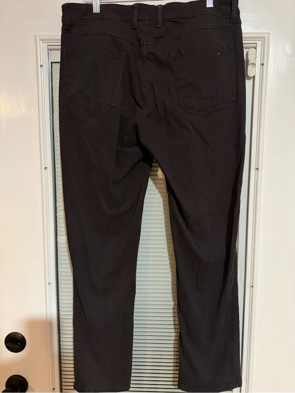 GAP Mens Dark Brown Straight-Leg Jeans